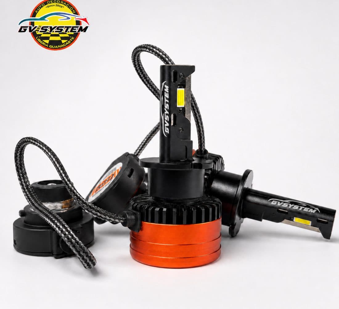 GV System LED - disipador naranja